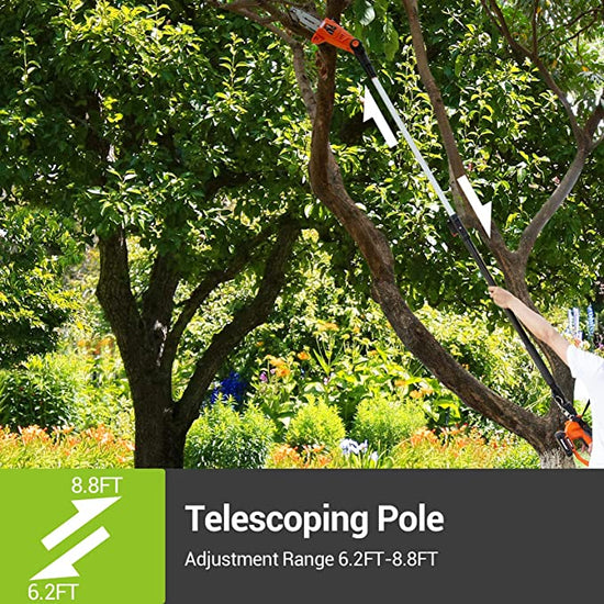 MAXLANDER 8 Inch Cordless Pole Saw