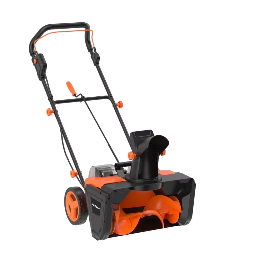 MAXLANDER Snow Blower Cordless, 40V 20-Inch Brushless Cordless Snow Blower with Dual LED Lights, 180° Rotating Chute, Electric Snow Blower Battery Powered（2 x 4.0Ah Batteries and Charger Included）