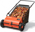 Maxlander 26 in Push Lawn Sweeper, 7 Cu.Ft. Leaf & Grass Catcher with Adjustable Brushes for Yard Cleanup