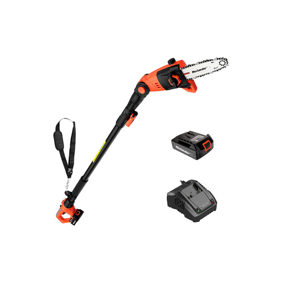 MAXLANDER 20V Electric Pole Saw Hedge Trimmer