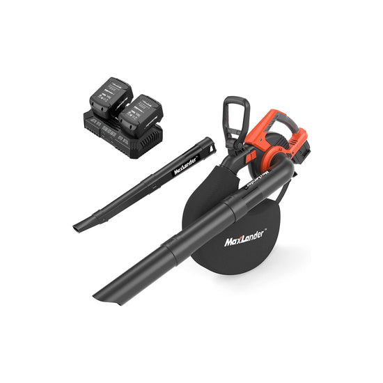 MAXLANDER 2 in 1 Cordless Leaf Blower & Vacuum Cleaner with Bag