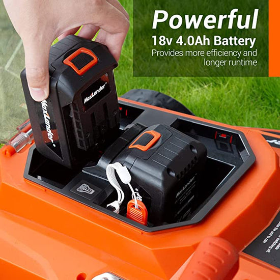MAXLANDER 40V Cordless Lawn Mower 15 inch Brushless Motor