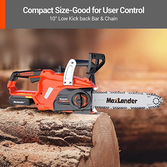 MAXLANDER 10-Inch Battery Operated Chainsaw
